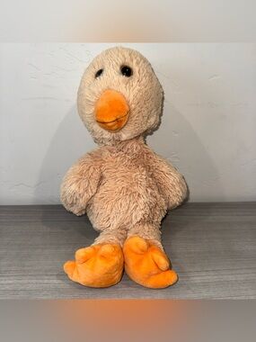 TY Attic Treasures Debbie Duck Plush Floppy Soft Stuffed Animal Toy 12” Easter